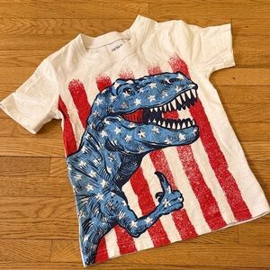 💕3 for $15💕 Patriotic Dinosaur Tee